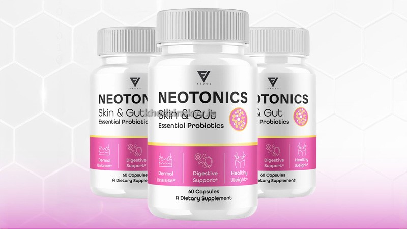 Neotonics supports skin health by improving gut balance.